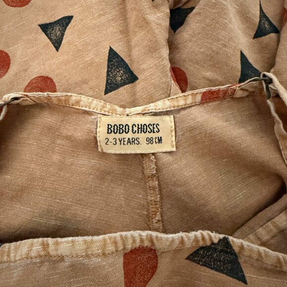 Bobo Choses Organic Linen/Cotton Wide leg Jumpsuit | 2-3 Years - Picture 4 of 6